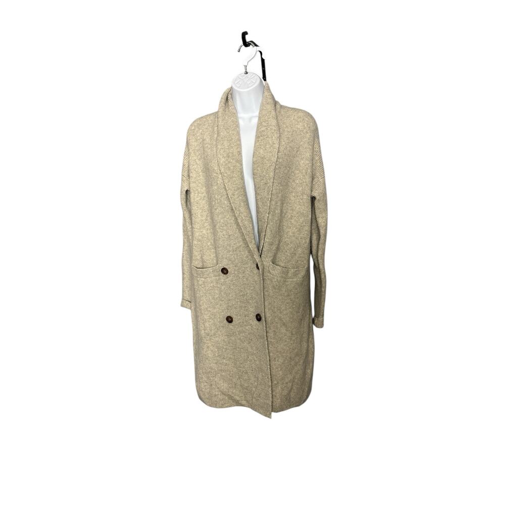 J.Crew XS Double Breasted Long Ribbed Cardigan
Coat Merino Wool Alpaca Blend‎